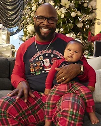 Adult Matching Family Christmas Crew Cotton Pajamas