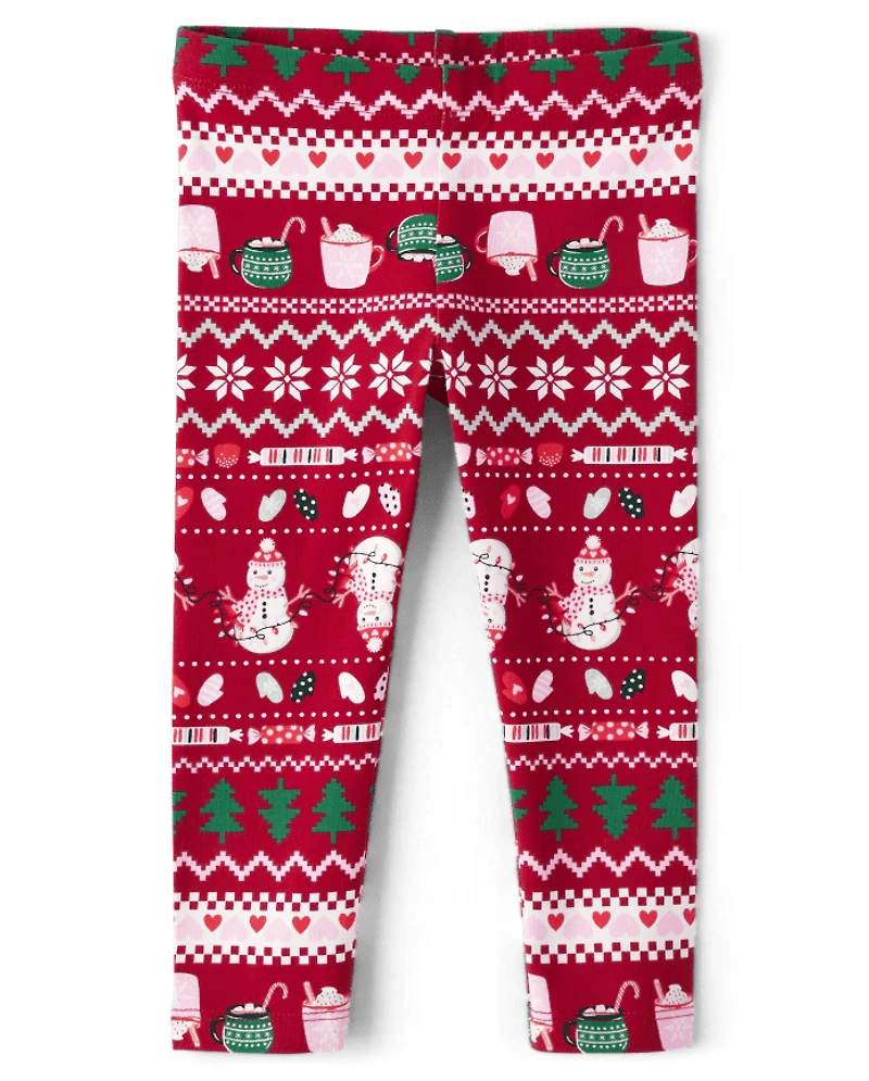 Baby And Toddler Girls Print Leggings