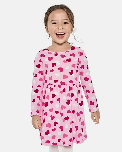 Baby And Toddler Girls Heart Everyday Dress