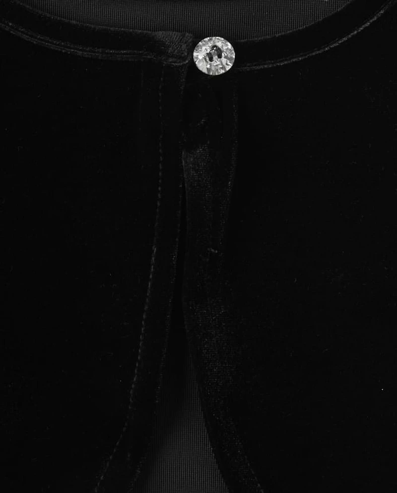 Toddler Girls Velour Shrug