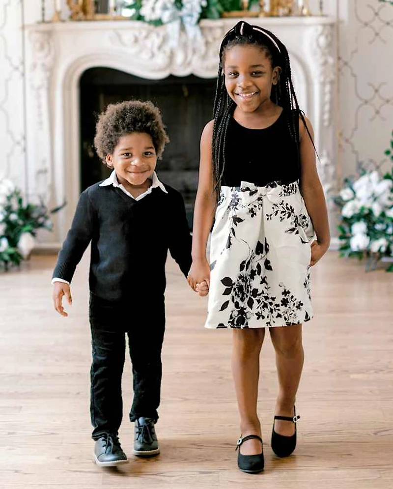 Baby And Toddler Boys V-Neck Sweater