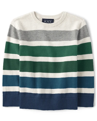 Baby And Toddler Boys Striped Sweater