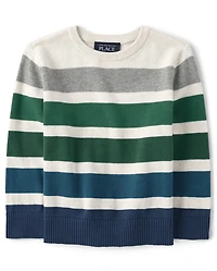 Baby And Toddler Boys Striped Sweater