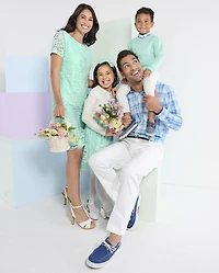 Toddler Boys Chambray Boat Shoes