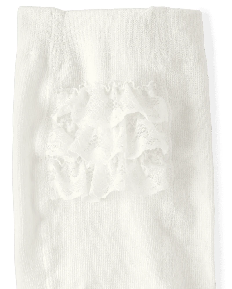 Baby Girls Cable Knit Tights 2-Pack