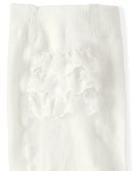 Baby Girls Cable Knit Tights 2-Pack