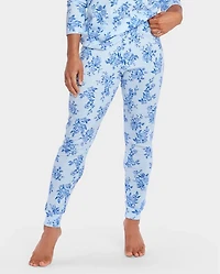 Womens Floral Thermal Pajama Pants