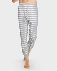 Mens Striped Thermal Pajama Pants