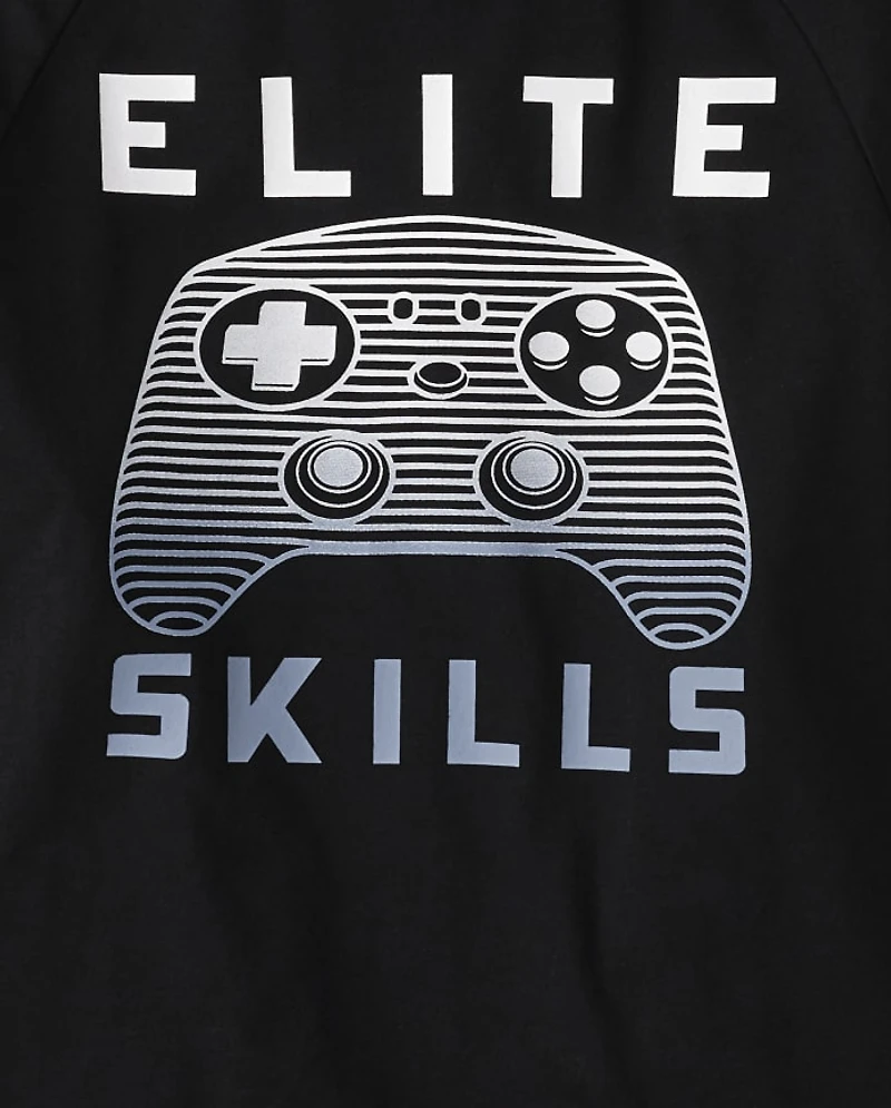 Boys Graphic Hooded Top