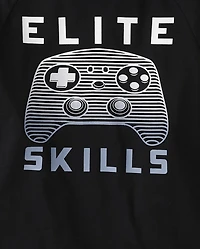 Boys Graphic Hooded Top