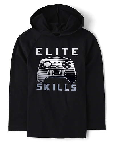 Boys Graphic Hooded Top