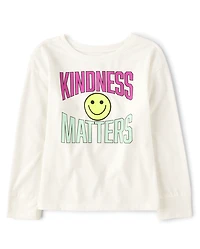 Girls Graphic Boxy Top