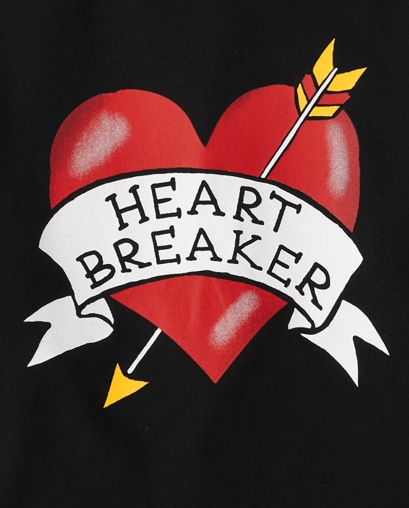 Baby And Toddler Boys Heartbreaker Graphic Tee
