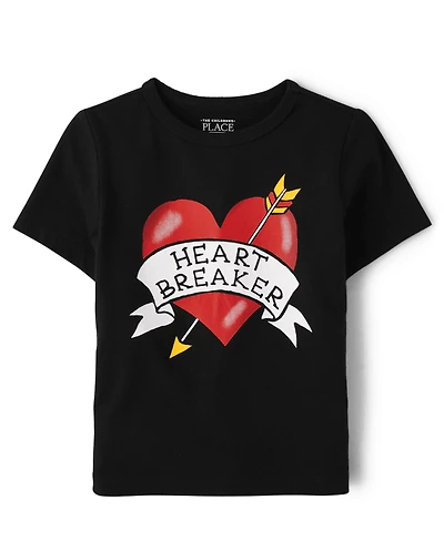 Baby And Toddler Boys Heartbreaker Graphic Tee