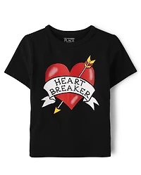 Baby And Toddler Boys Heartbreaker Graphic Tee