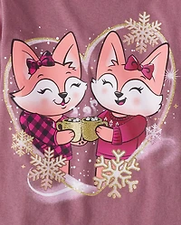 Girls Fox Graphic Tee
