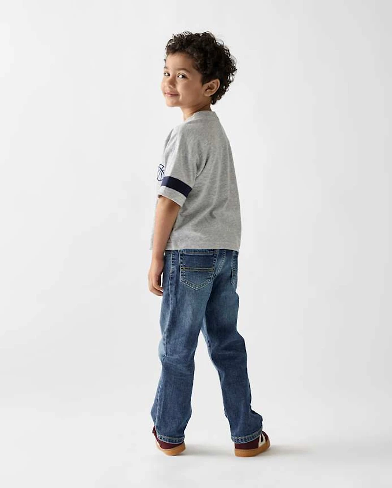 Jean décontracté extensible de base pour tout-petit garçon