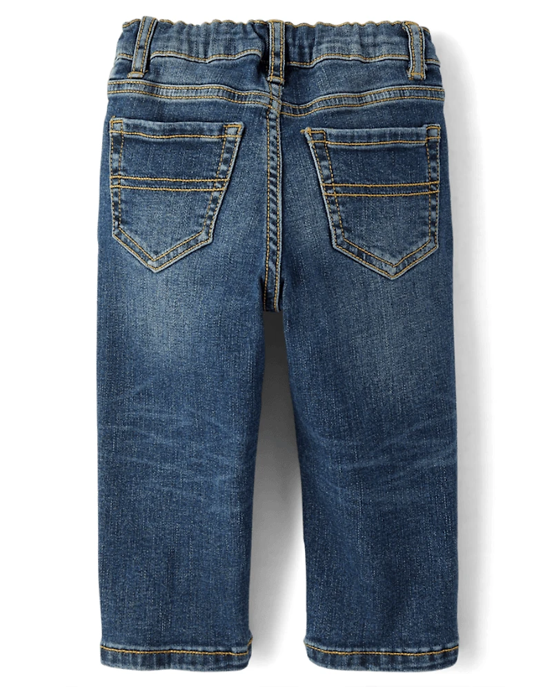 Jean décontracté extensible de base pour tout-petit garçon