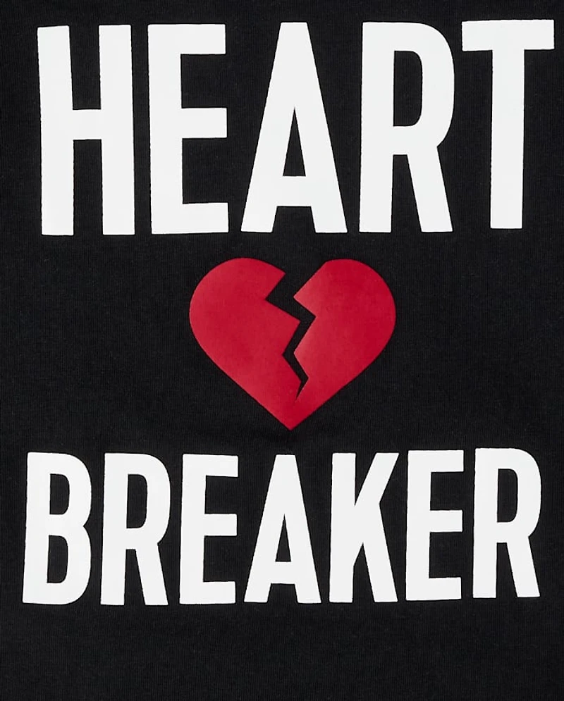 Baby And Toddler Boys Heart Breaker Graphic Tee