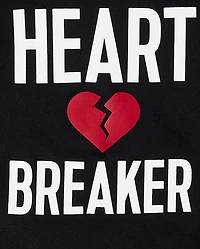 Baby And Toddler Boys Heart Breaker Graphic Tee