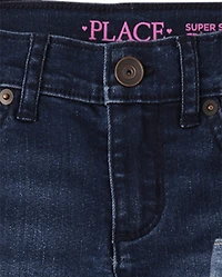 Girls Super Skinny Jeans 4-Pack