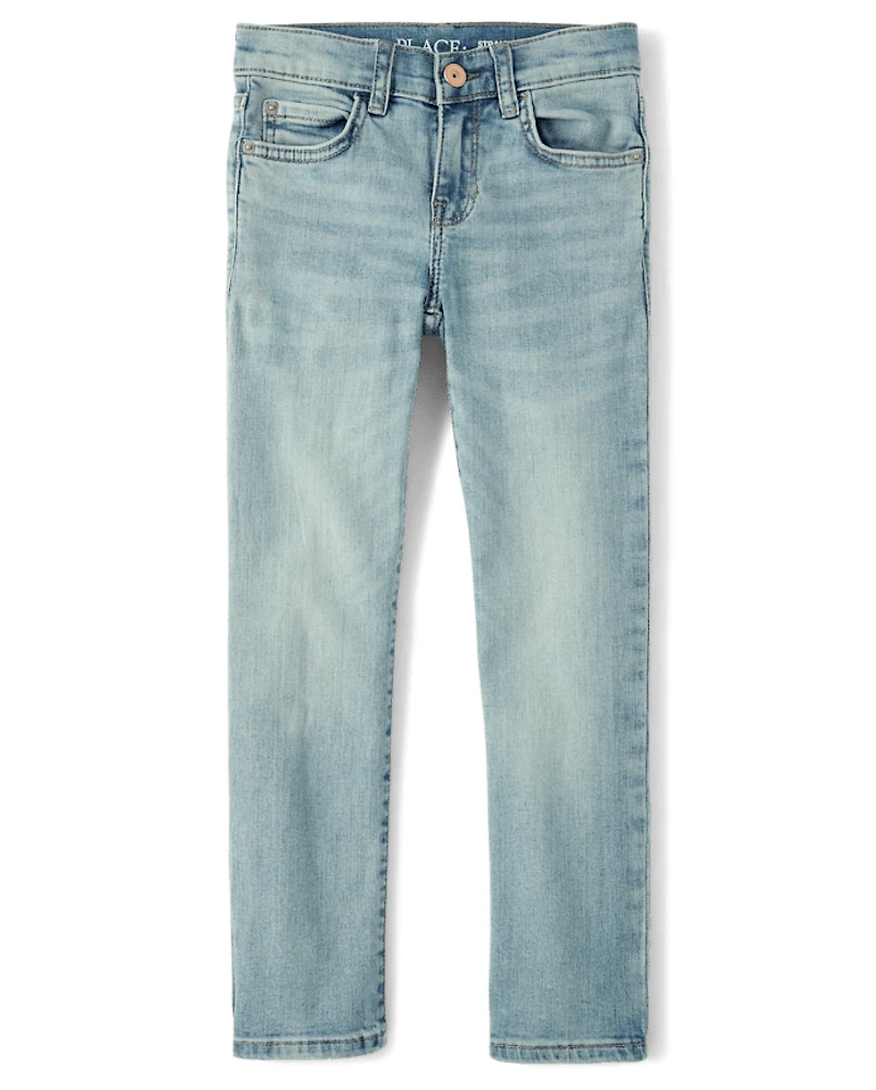 Boys Stretch Straight Jeans - Slim