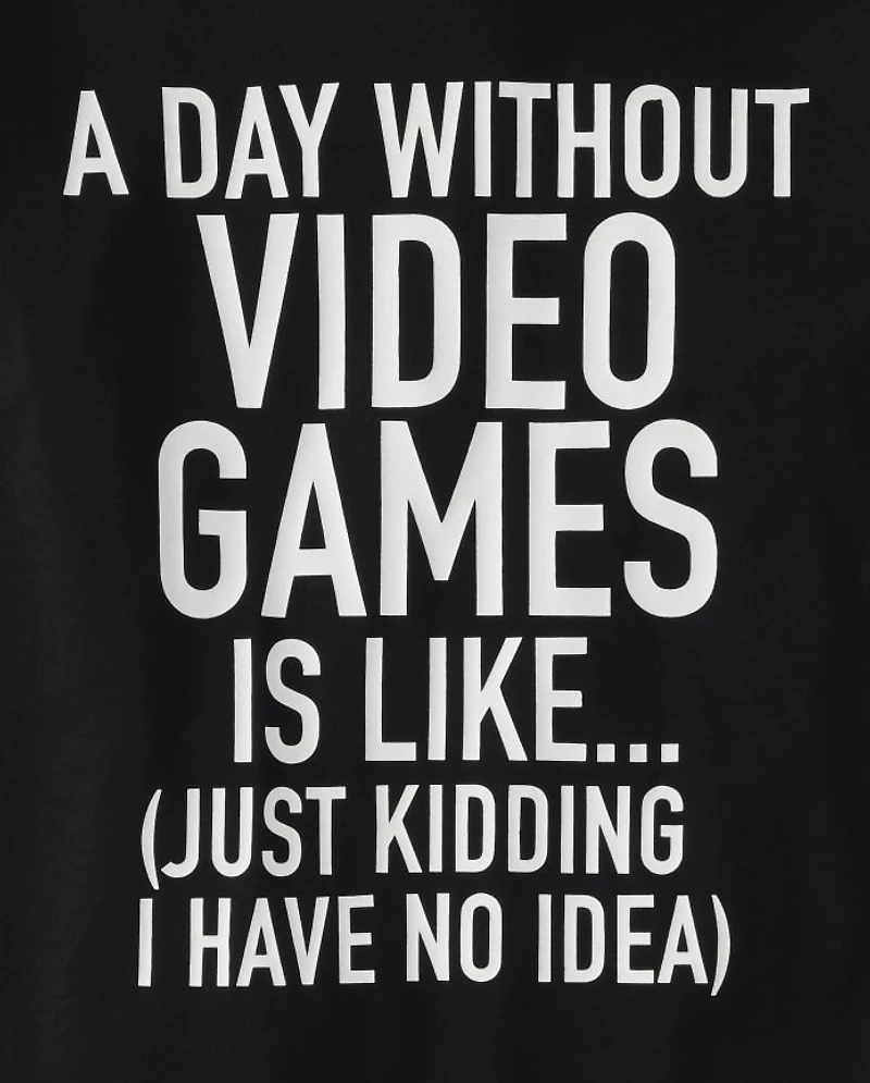 Boys Glow Video Games Graphic Tee