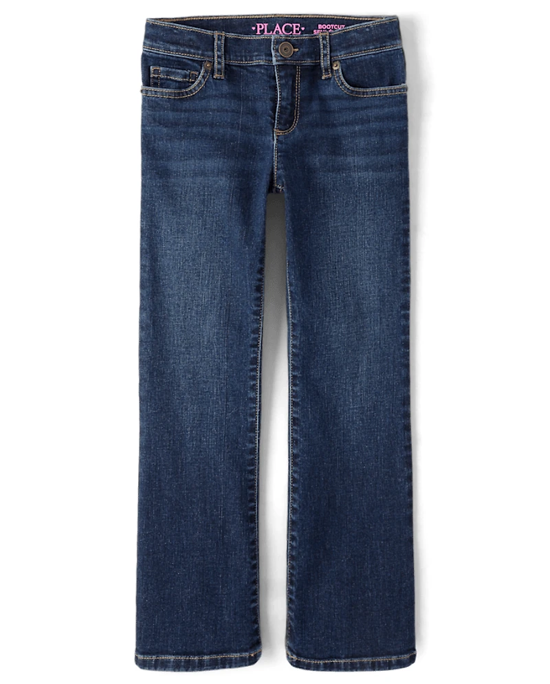 Lot de 2 jeans bootcut pour filles