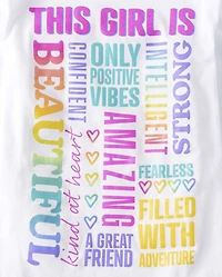 Girls This Girl Is Beautiful Graphic Tee