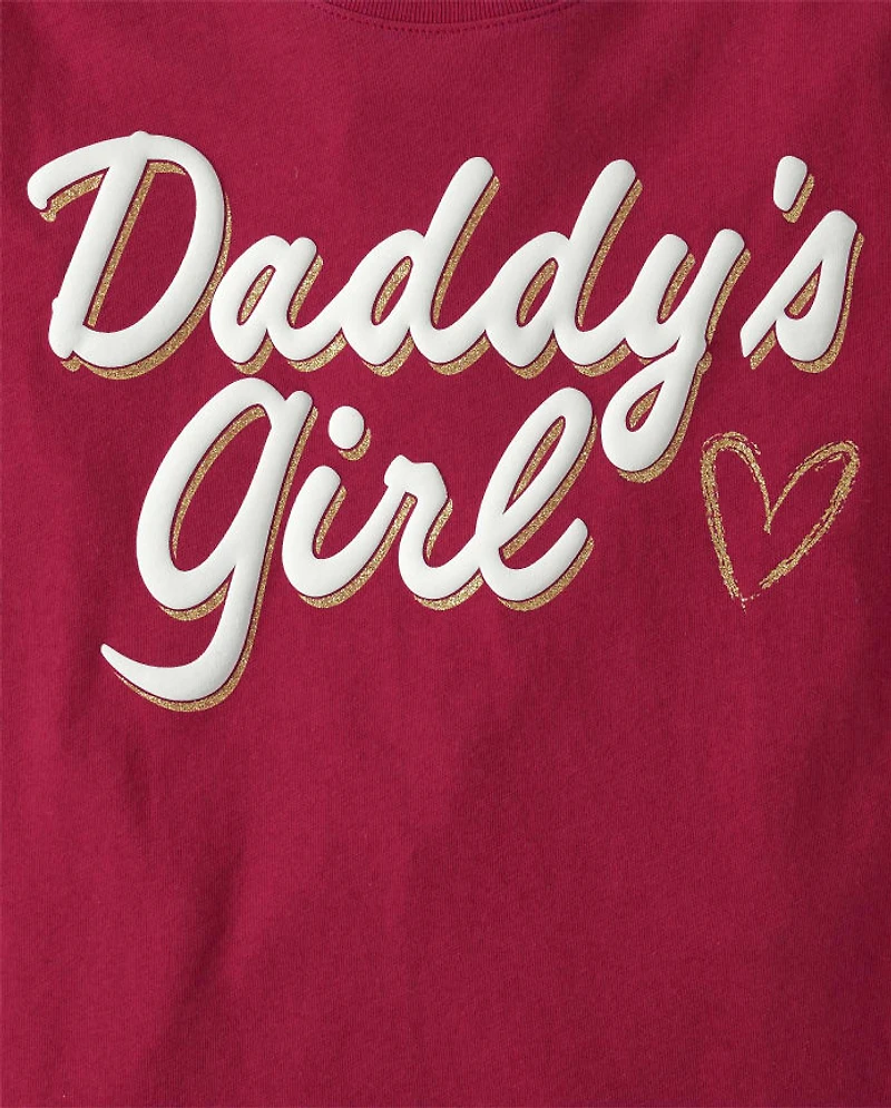 Girls Daddy's Girl Graphic Tee