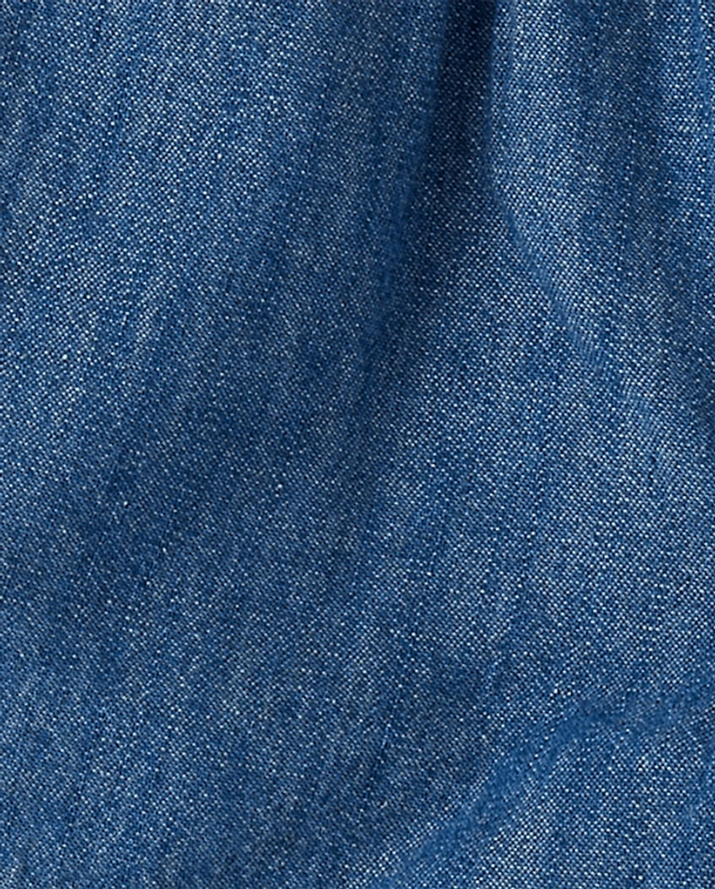 Baby And Toddler Girls Chambray Pull On Shorts