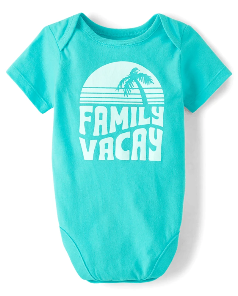 Baby Matching Family Vacay Graphic Bodysuit