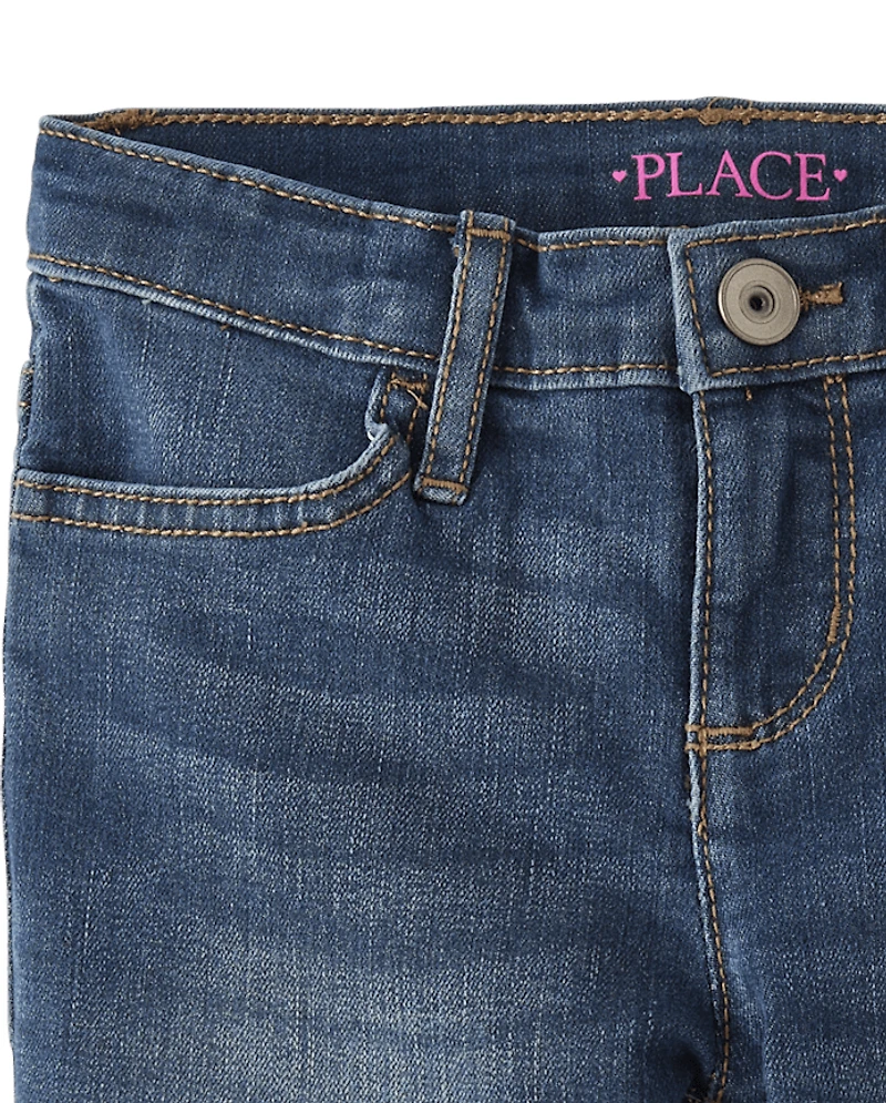 Girls Skimmer Jean Shorts