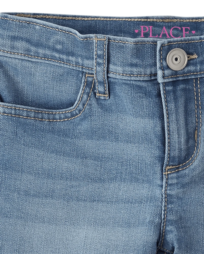 Girls Skimmer Jean Shorts