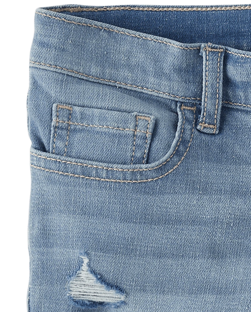 Girls Skimmer Jean Shorts
