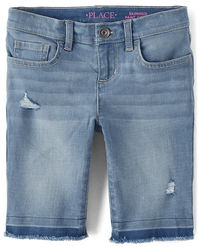 Short en jean pour fille