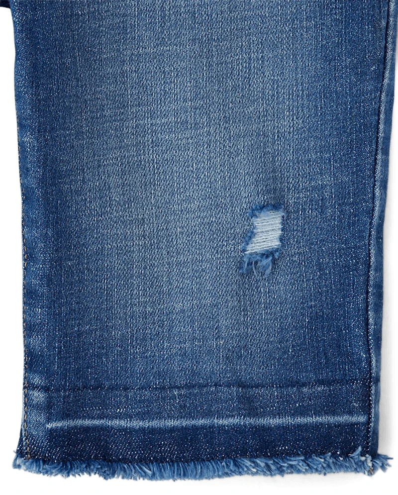 Girls Denim Skimmer Shorts