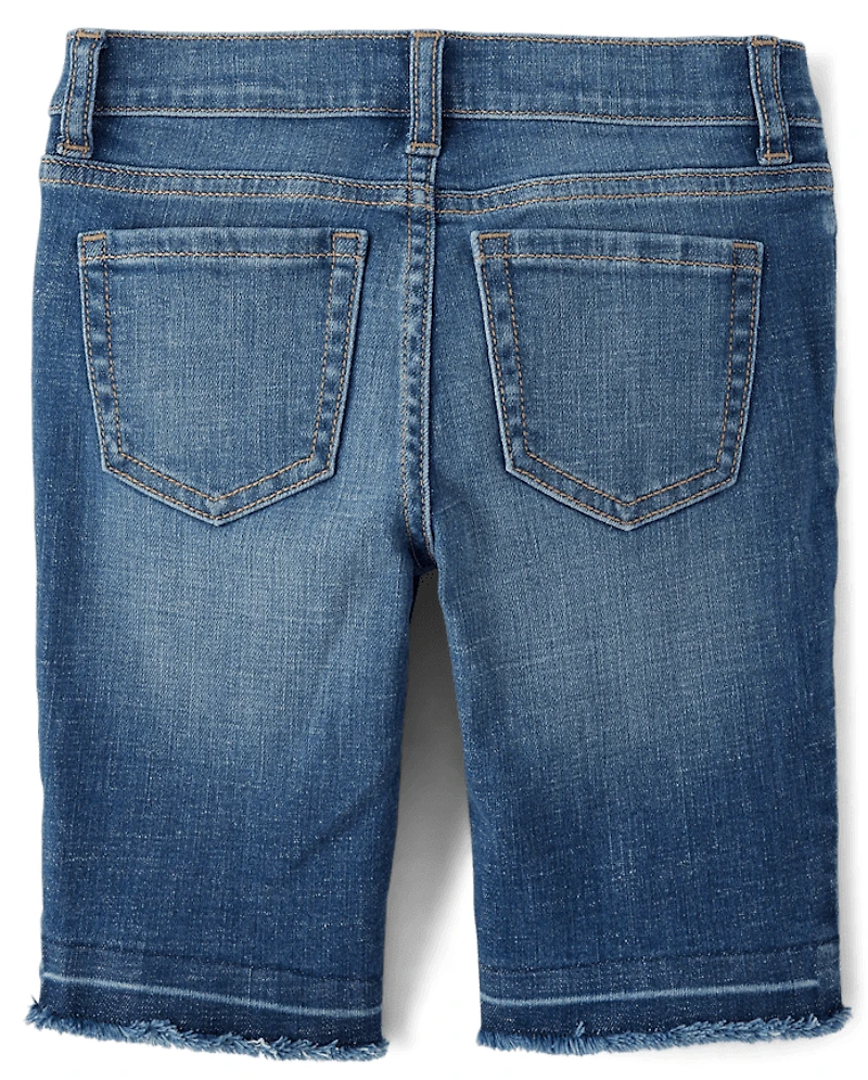 Girls Denim Skimmer Shorts