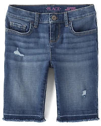 Short en jean pour fille