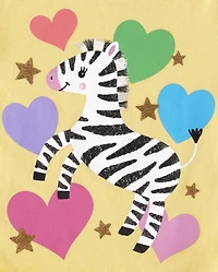 Baby And Toddler Girls Animal Graphic Tee 3-Pack