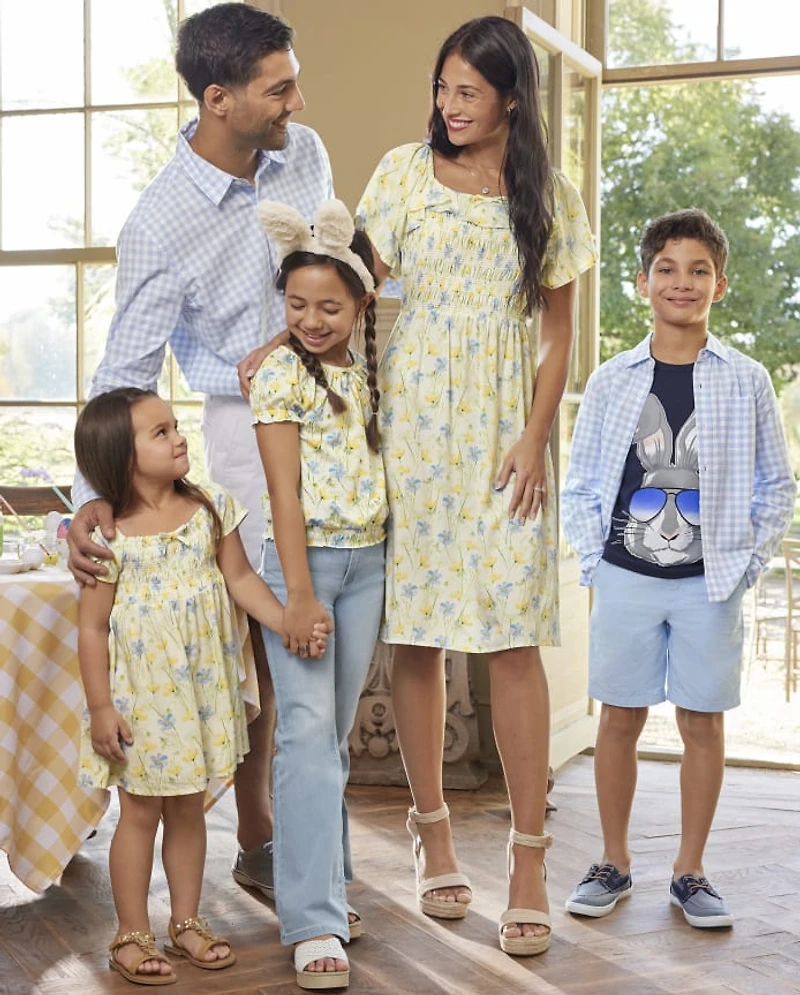 Boys Textured Chino Shorts