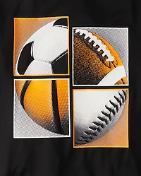 Boys Graphic Performance Top