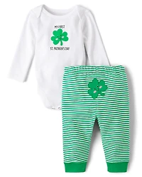 Baby First St. Patrick's Day 2-Piece Playwear Set