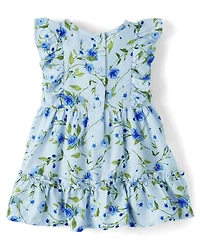 Baby Girls Mommy And Me Floral Ruffle Dress