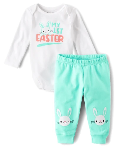 Baby My 1st Easter 2-Piece Playwear Set