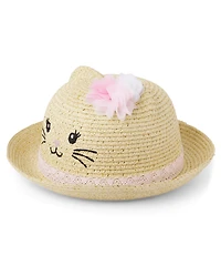 Toddler Girls Cat Fedora