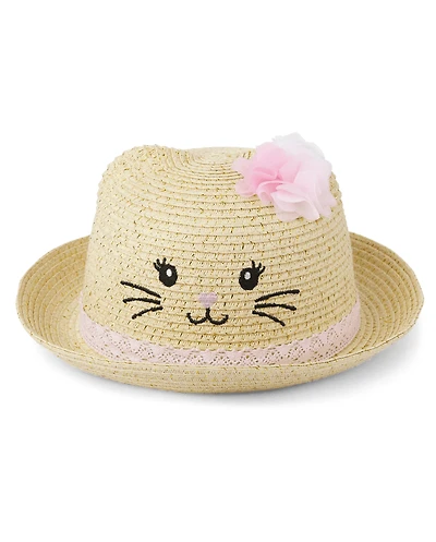 Toddler Girls Cat Fedora