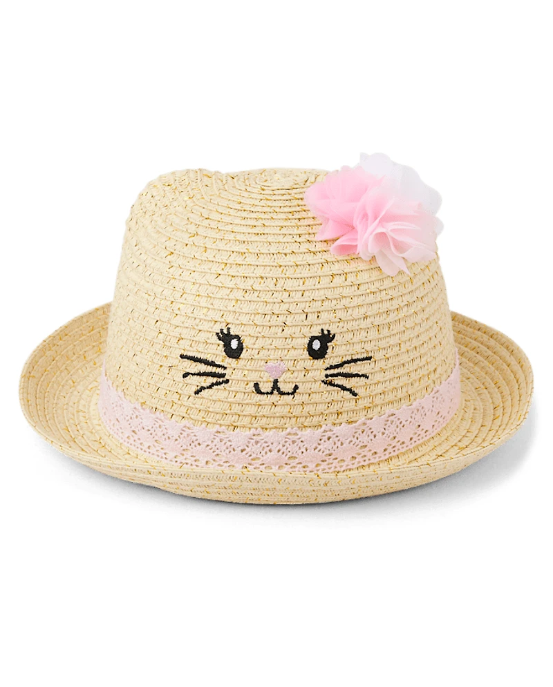 Baby Girls Cat Fedora
