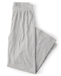 Womens Ribbed Ankle Pajama Pants
