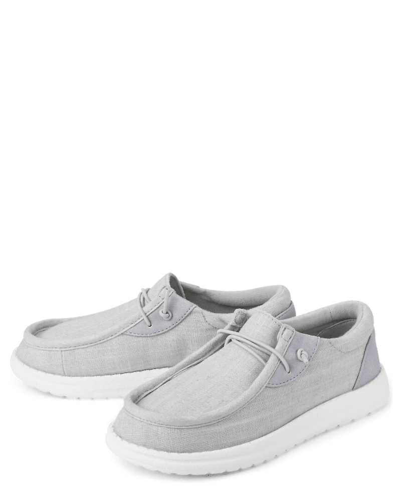 Kids Slip On Deck Shoes